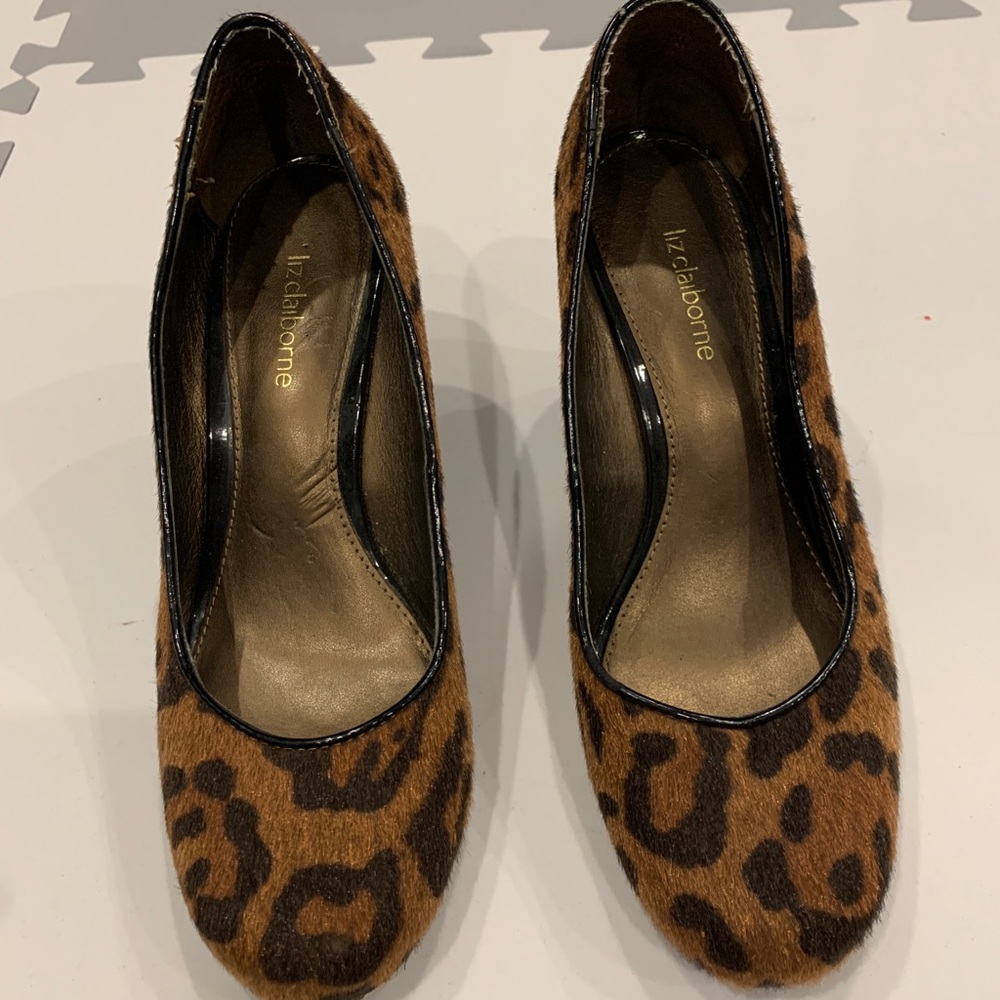 Liz Claiborne wedged heels, size 7.5